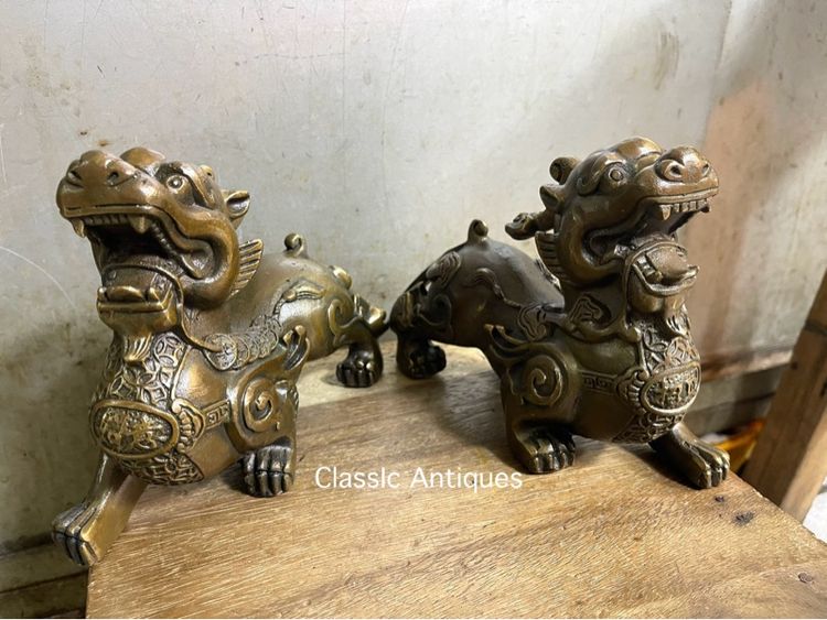 ปี่เซี้ย คู่ทองเหลืองสะสม A1 รูปที่ 3