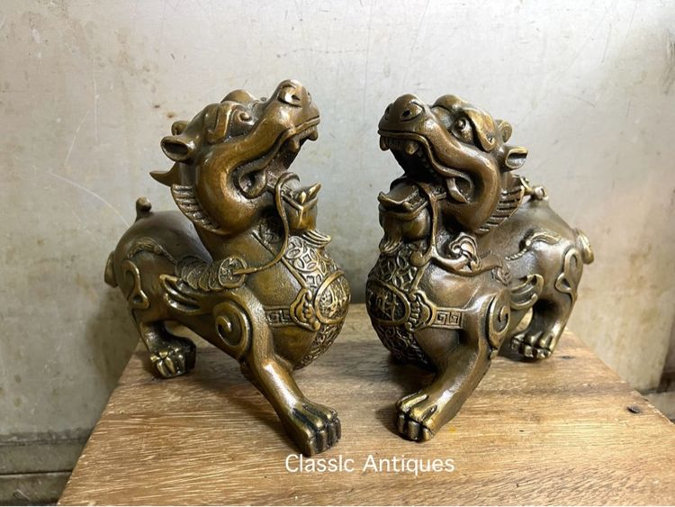 ปี่เซี้ย คู่ทองเหลืองสะสม A1