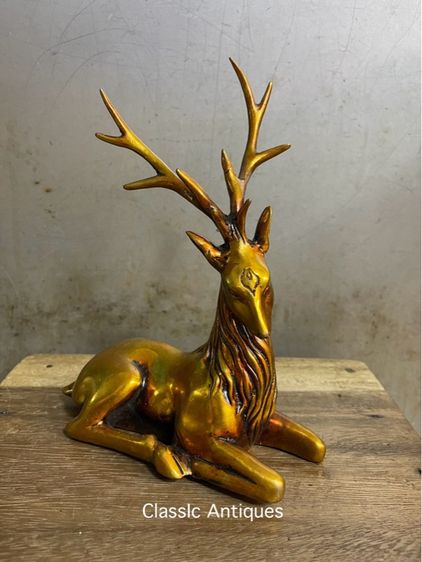 กวาง คู่ทองเหลืองสะสมA4 รูปที่ 6