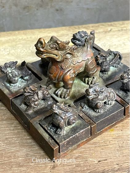 ตราประทับ ทองเหลืองออกสัมฤทธิ์ สะสมA2 รูปที่ 2