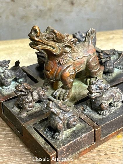 ตราประทับ ทองเหลืองออกสัมฤทธิ์ สะสมA2 รูปที่ 9