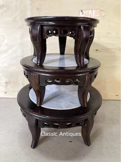 กี่ไม้ หน้าหินอ่อน สะสม รูปที่ 2