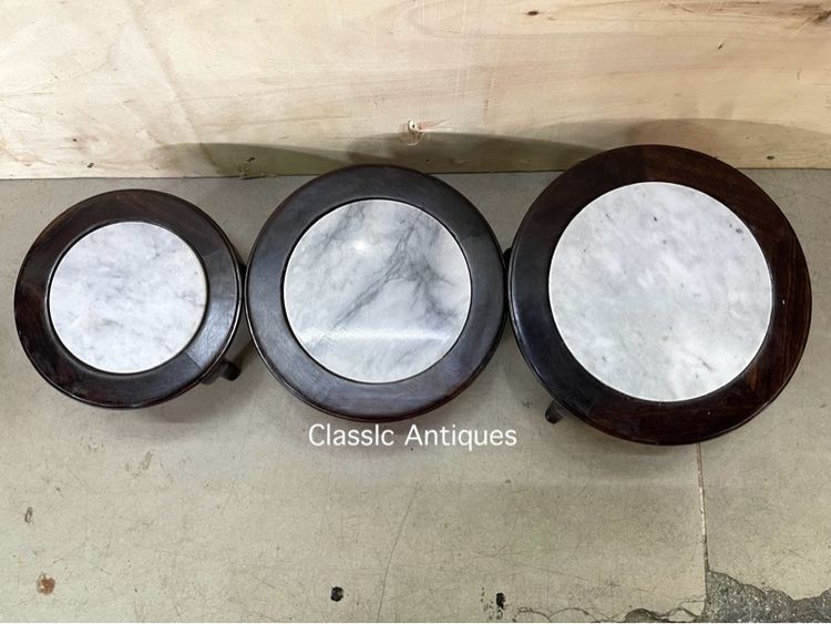 กี่ไม้ หน้าหินอ่อน สะสม รูปที่ 4