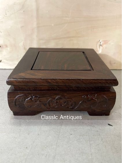 กี่ ไม้แกะสลัก ค้างคาวคาบเหรียญจีนสะสม C4 รูปที่ 2