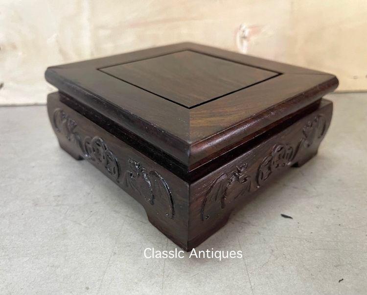 กี่ ไม้แกะสลัก ค้างคาวคาบเหรียญจีนสะสม C4