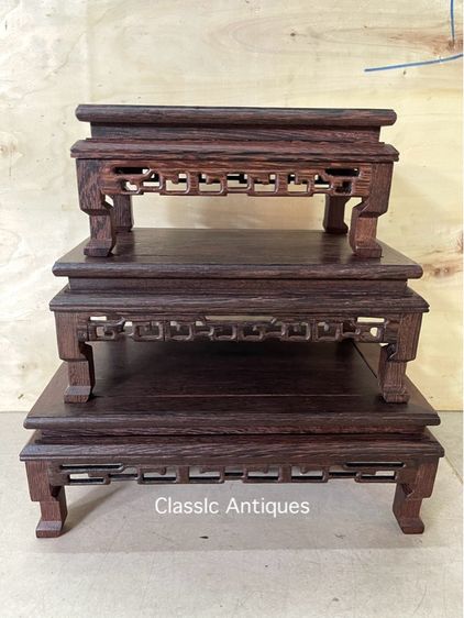 กี่ ไม้แกะสลักสะสม C10 รูปที่ 2