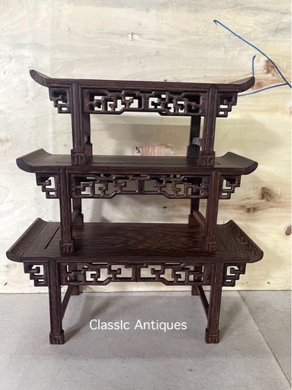 กี่ ไม้แกะสลักสะสม C13