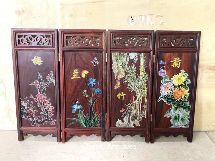 ฉาก ไม้แกะสลักสะสม C14 รูปที่ 2