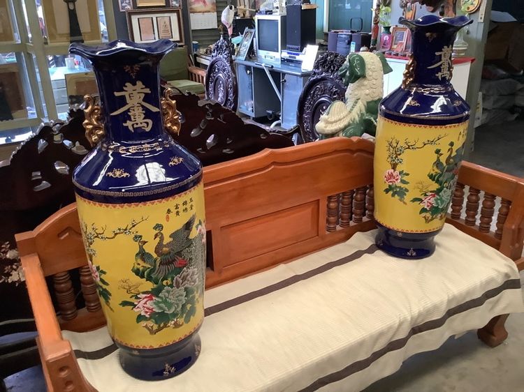 แจกันจีน1คู่ รูปที่ 2