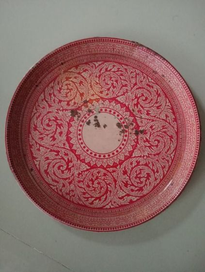 ถาดเก่า แท้ ลายกนก