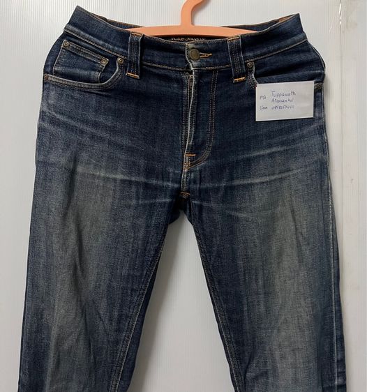 ยีนส์ nudie thin finn org dry twill ของแท้  รูปที่ 4