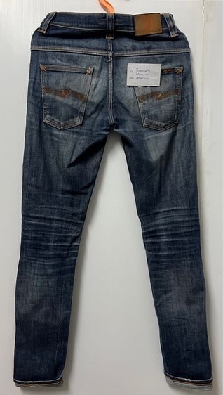ยีนส์ nudie thin finn org dry twill ของแท้  รูปที่ 2
