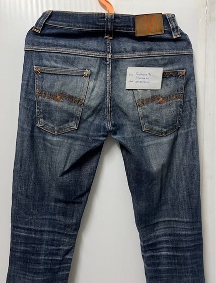 ยีนส์ nudie thin finn org dry twill ของแท้