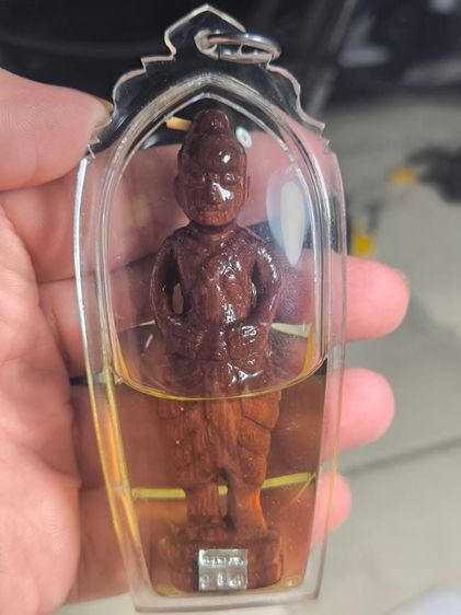 พี่กุมารทองเพชรพรหมคุณ หลวงปู่หงษ์ พรหมปัญโญ ไม้ตะเคียนแกะ จัดสร้าง 50 องค์ รูปที่ 2