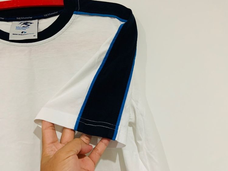 เสื้อยืดทีม BMW RALF SCHUMACHER แท้ 💯 size M วัดจริง ขนาด อก 21 ยาว 27.5 นิ้ว สภาพใหม่ม่ก ลายหน้าหลัง ลายสวย เนื้อผ้านิ่มมาก รูปที่ 8