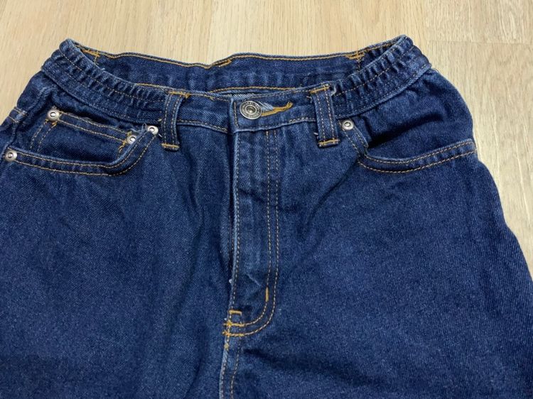 กางเกงยีนส์สีเข้ม  ฟาดสวยๆ เนื้อผ้าดี สวยงามมาก made in Japan ใส่แล้วทรงสวย ดูผอมเพียว รูปที่ 5