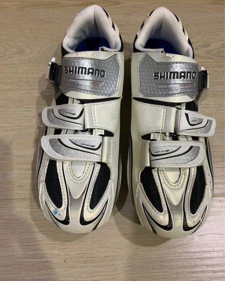 รองเท้าคลีท รองเท้า ปั่นจักรยานเสื้อหมอบ  shimano รุ่น SH-R087WR size 41 น้ำหนักเบา ตามสภาพ ล็อคในตัว 