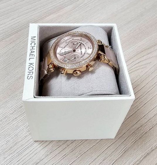 MK5896 นาฬิกาข้อมือ สีโรสโกลด์ (ซื้อมายังไม่เคยใช้) รูปที่ 5