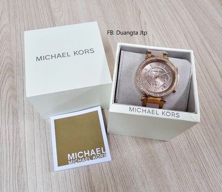 MK5896 นาฬิกาข้อมือ สีโรสโกลด์ (ซื้อมายังไม่เคยใช้) รูปที่ 3