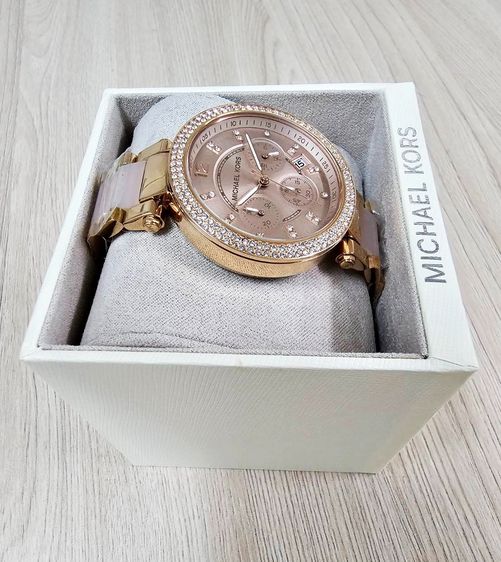 MK5896 นาฬิกาข้อมือ สีโรสโกลด์ (ซื้อมายังไม่เคยใช้) รูปที่ 6
