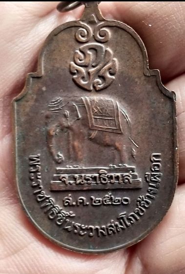 เหรียญสมโภชน์ช้างเผือก ในหลวงรัชกาลที่9 สองเหรียญ นราธิวาส 2520 เพชรบุรี2521 รูปที่ 9