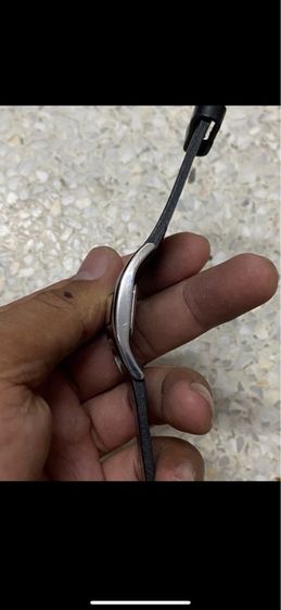 นาฬิกา DKNY หน้าปัดสแตนเลส สายหนังใหม่เดิมๆ ทรงสวย สวยแบบเรียบๆ ใช้งานปกติ พึ่งเปลี่ยนถ่าน หายากน่าสะสม รูปที่ 5