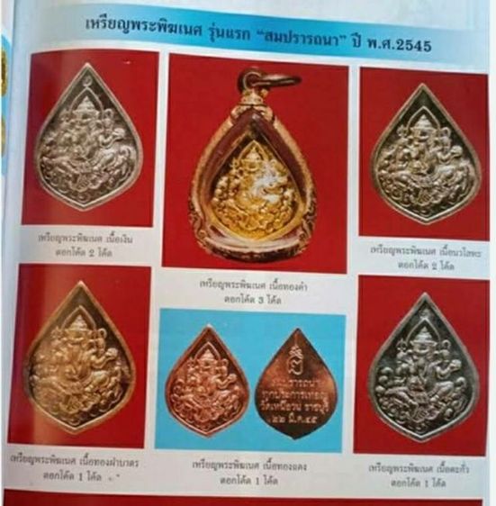 เหรียญหยดน้ำรุ่น1ปี2545สมปรารถนา ล.ป.นนท์ วัดเหนือวน ราชบุรี เนื้อทองแดง ตอกโค๊ต กล่องเดิม รูปที่ 5
