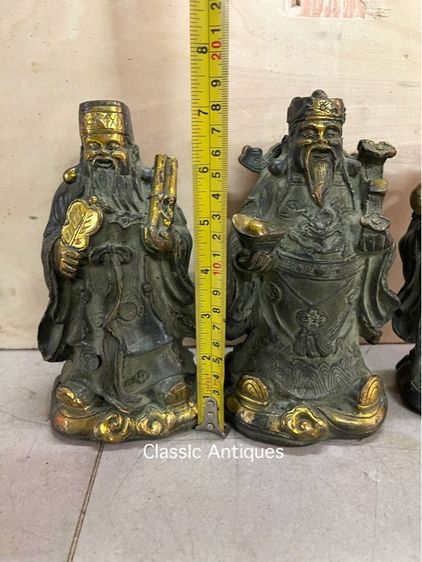 เทพเจ้า ฮกลกซิ่ว ทองเหลืองสะสม A3 รูปที่ 14