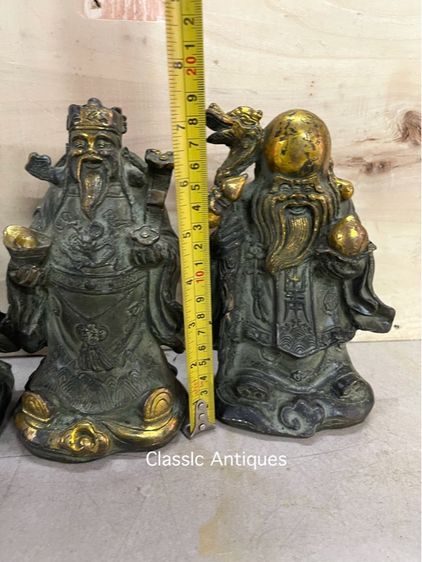 เทพเจ้า ฮกลกซิ่ว ทองเหลืองสะสม A3 รูปที่ 15