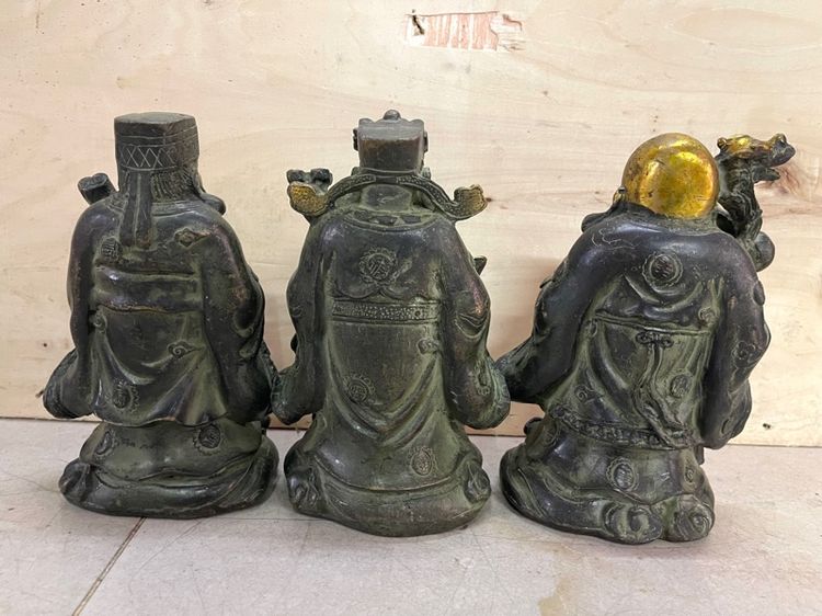 เทพเจ้า ฮกลกซิ่ว ทองเหลืองสะสม A3 รูปที่ 5