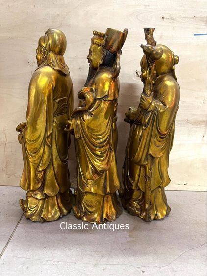 เทพเจ้า ฮกลกซิ่ว ทองเหลืองสะสม A4 รูปที่ 7