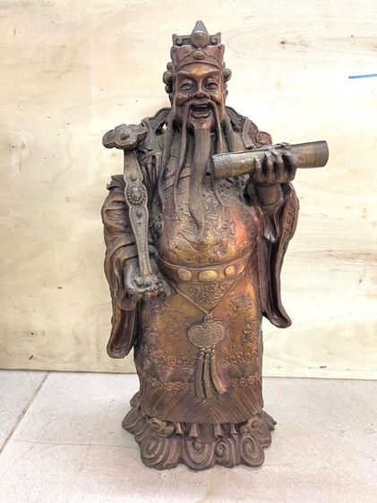 เทพเจ้า ฮกลกซิ่ว องค์ใหญ่ ทองเหลืองสะสม A5 รูปที่ 10