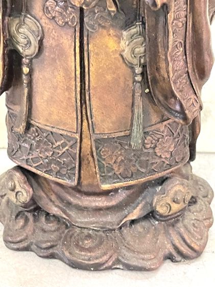 เทพเจ้า ฮกลกซิ่ว องค์ใหญ่ ทองเหลืองสะสม A5 รูปที่ 6