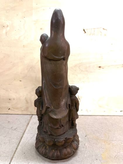 เจ้าแม่กวนอิม ปางประทานบุตร ทองเหลืองสะสม A24 รูปที่ 6