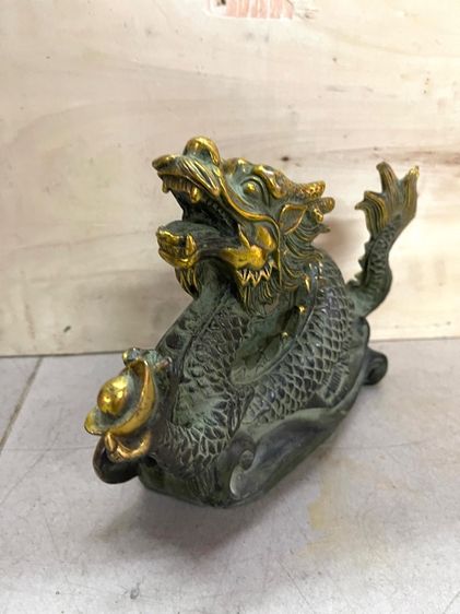 มังกร คู่ทองเหลือง สะสมB1 รูปที่ 6