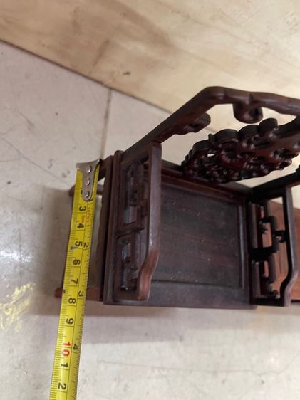 เก้าอี้ จีนจิ๋ว ไม้แกะสลักสะสม รูปที่ 13