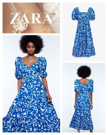 ฟ้า อื่นๆ เดรส | จั๊มสูท M แขนสั้น zara dress New✨