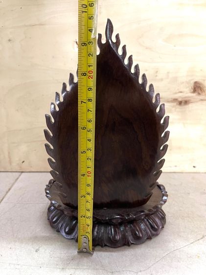 ฐานบัว ไม้แกะสลักสะสม A2 รูปที่ 8