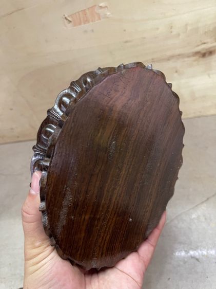 ฐานบัว ไม้แกะสลักสะสม A2 รูปที่ 5