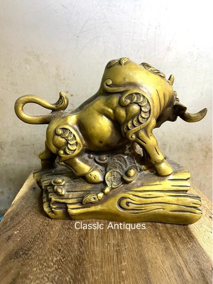 กระทิง กองเงินกองทอง ทองเหลืองสะสม รูปที่ 6