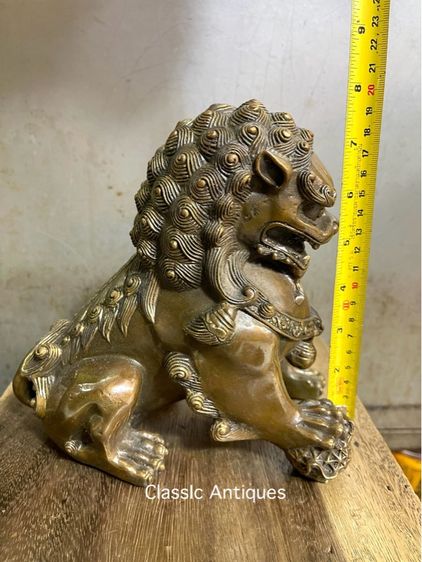 สิงห์ คู่ใหญ่ ทองเหลือง สะสมB2 รูปที่ 7