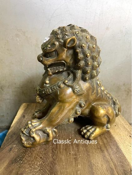 สิงห์ คู่ใหญ่ ทองเหลือง สะสมB2 รูปที่ 11