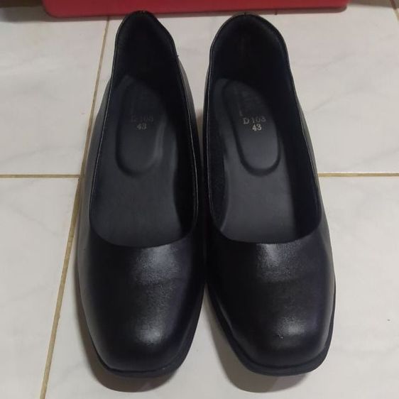 รองเท้าคัทชูสีดำ หัวตัด เบอร์ 40 ยาว25ซม.