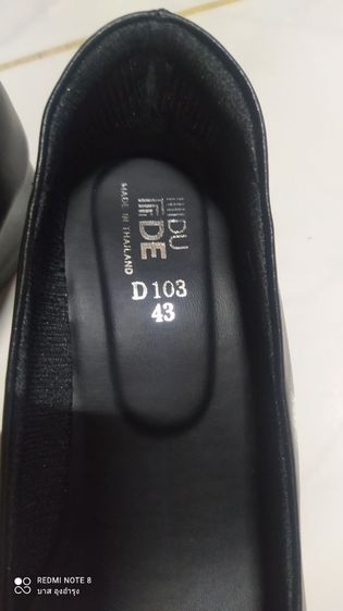 รองเท้าคัทชูสีดำ หัวตัด เบอร์ 40 ยาว25ซม. รูปที่ 6