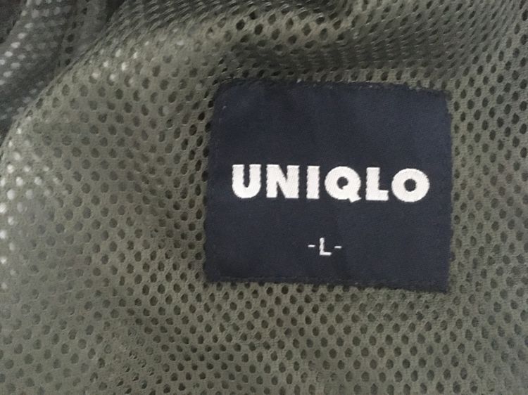 เสื้อแจ็คเก็ตแขนกุด (เสื้อกั๊ก) แบรนด์ UNIQLO สีเทาอมเขียว รูปที่ 7