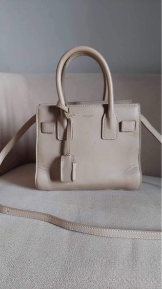 กระเป๋า saint laurent สีครีม