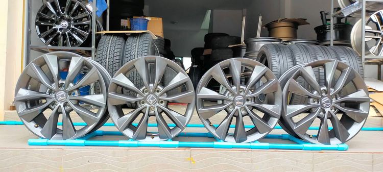 แม็กฮอนด้า ขอบ18 สีเดิม  ใส่แอคคอด crv hrv   รูปที่ 10