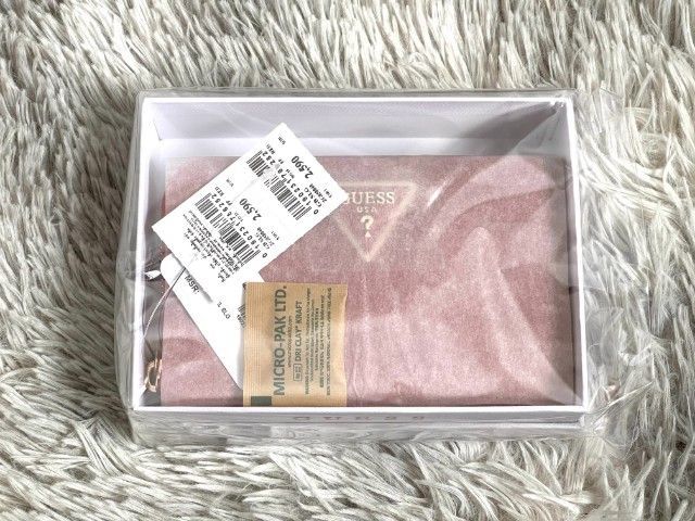 GUESS กระเป๋าสตางค์ รุ่น ZG850040 LAUREL SLG MEDIUM ZIP AROUND สีแดง รูปที่ 2