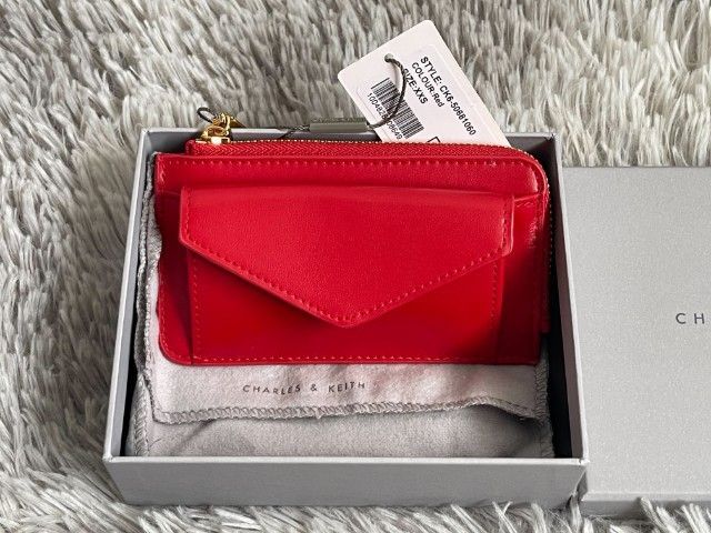 Charles keith Card holder แดง รูปที่ 2