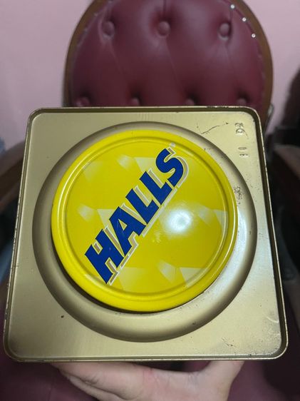 กระป๋อง ลูกอม ฮอลล์ลูกศร โบราณA29 รูปที่ 5